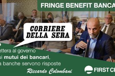 Il 20 ottobre riprende confronto su Ccnl. Colombani: nostre richieste giuste, banche non possono rifiutarle