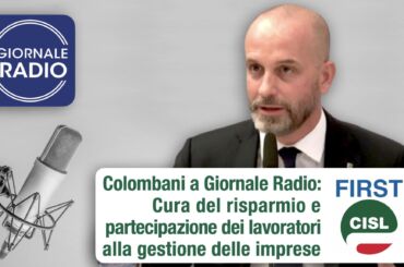 Colombani a Giornale Radio sulla protezione del risparmio e la governance delle imprese