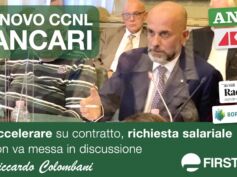 Colombani alla stampa, trattativa nuovo contratto banche va chiusa in tempi stretti per evitare conflittualità