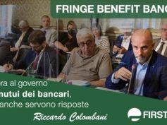 Fringe benefit, Colombani: lettera al governo sui mutui dei bancari, da banche servono risposte