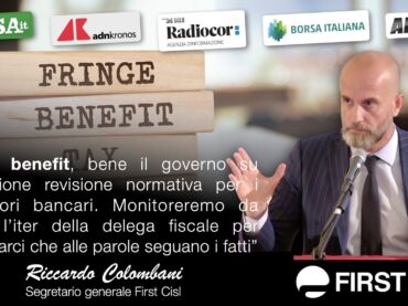 Colombani: bene governo su fringe benefit, va eliminata un’evidente ingiustizia