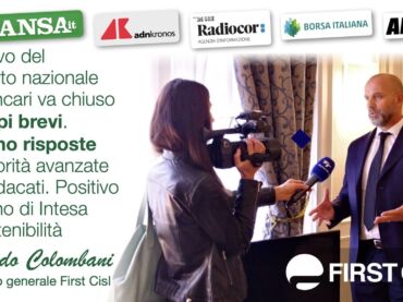Colombani alla stampa: legittime le aspettative dei dipendenti delle banche. Sul contratto bisogna accelerare