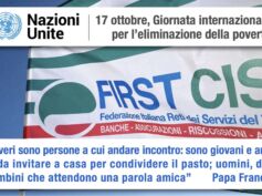 Giornata internazionale per l’eliminazione della povertà. First Cisl, iniziative per minori diseguaglianze vanno a vantaggio di tutti