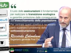 Transizione ecologica e invecchiamento popolazione. Colombani alla stampa sul ruolo delle assicurazioni