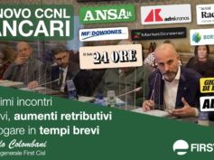 Contratto bancari, fase decisiva. Colombani: aumento retribuzione indifferibile, con arretrati già a dicembre