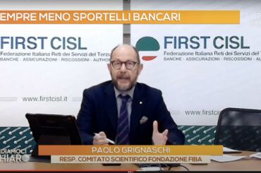 Desertificazione bancaria, i dati della Fondazione Fiba su Tv2000