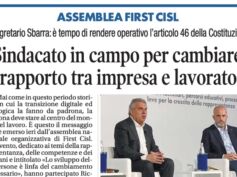 Il Tempo rilancia i temi dell’Assemblea nazionale organizzativa First Cisl. Luigi Sbarra: partecipazione, chiave del nuovo rapporto lavoro e capitale