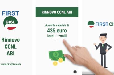 Bancari, firmato il rinnovo del Ccnl Abi. Il video animato