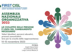 Il 14 e 15 novembre a Roma l’Assemblea nazionale organizzativa First Cisl