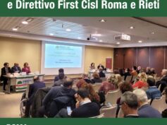 Colombani ai lavori di First Cisl Lazio, Roma e Rieti: accordo sul contratto storico, ora va attuata la partecipazione