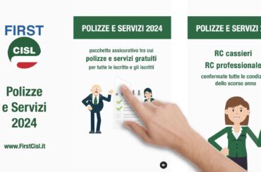 Polizze RC cassieri e professionale 2024 e servizi gratuiti per gli iscritti First Cisl. Il video animato