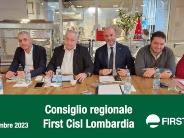 First Cisl Lombardia, si è svolto a Milano il Consiglio regionale