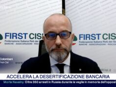 Colombani a Rai News 24: calo dei tassi sui mutui è un primo passo positivo