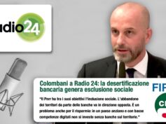 Colombani a Radio 24, la desertificazione bancaria genera esclusione sociale