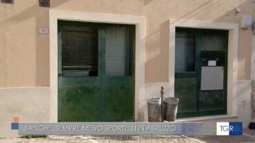 Desertificazione bancaria in Abruzzo, al Tgr l’appello di First Cisl ai candidati presidente alla Regione