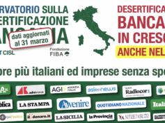 Report First Cisl sulla stampa. Crescono comuni senza sportelli bancari. Cittadini a rischio esclusione sociale