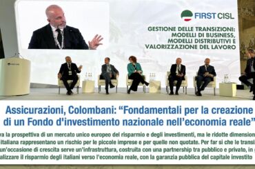 Assicurazioni, Colombani: fondamentali per la creazione di un Fondo d’investimento nazionale nell’economia reale