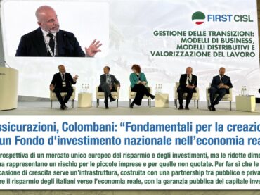 Assicurazioni, Colombani: fondamentali per la creazione di un Fondo d’investimento nazionale nell’economia reale