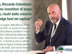 Banche, Colombani: servono investitori di lungo periodo, rischi dalla crescita degli hedge fund nel capitale