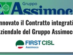 Assicurativi, rinnovato il Contratto integrativo aziendale del Gruppo Assimoco