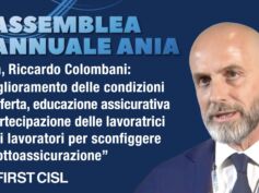 Ania, Colombani: miglioramento condizioni di offerta, educazione assicurativa e partecipazione dei lavoratori per sconfiggere la sottoassicurazione