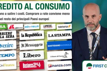 Credito al consumo, Italia fra i più cari in Ue. Sulla stampa l’analisi della Fondazione Fiba di First Cisl