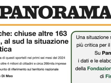 Panorama rilancia il tema della desertificazione bancaria. Colombani: in Italia è tempo che politica e istituzioni affrontino il problema, First Cisl pronta al confronto