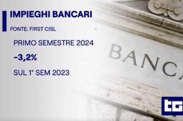 First Cisl al Tg1: utili banche in forte rialzo, ma cala il credito e continuano le chiusure di sportelli e i tagli all’occupazione