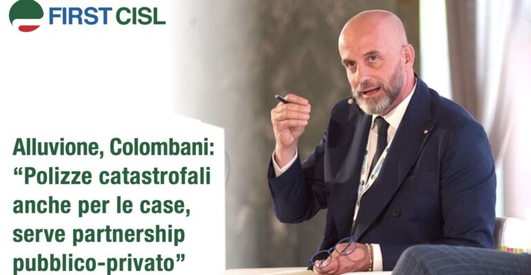 Alluvione, Colombani: polizze catastrofali anche per le case, serve partnership pubblico-privato