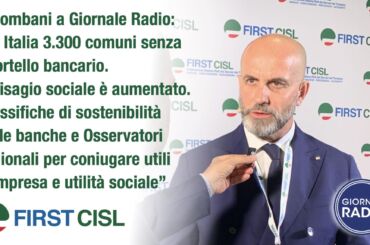 Colombani a Giornale Radio: in Italia 3.300 comuni senza sportello bancario, servono classifiche di sostenibilità e Osservatori regionali sull’attività bancaria