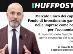 Colombani su Huffington Post: Mercato unico dei capitali e Fondo di investimento garantito nelle imprese come benzina per l’economia reale