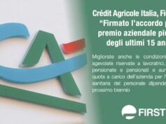 Crédit Agricole, First Cisl: firmato l’accordo per il premio aziendale più alto degli ultimi 15 anni