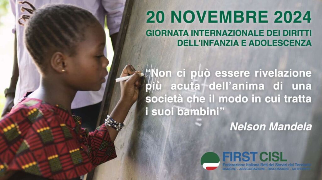 20 novembre, Giornata internazionale per i diritti dell’infanzia e dell