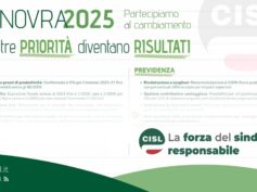Manovra 2025. “Partecipiamo al cambiamento. Le nostre priorità diventano risultati”, il volantone Cisl