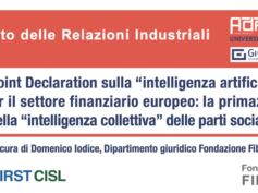 Intelligenza artificiale e diritto del lavoro: problemi e prospettive. L’analisi First Cisl