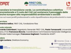 Banche e sostenibilità: attenzione a lavoro, territori, ruolo sociale del credito. La tavola rotonda First Cisl