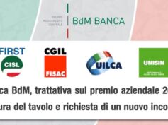 Bdm Banca, trattativa sul premio aziendale 2024: rottura del tavolo e richiesta di un nuovo incontro