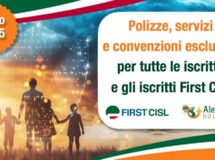 First Cisl al fianco delle persone: le polizze RC cassieri e professionale 2025 e i servizi gratuiti per gli iscritti