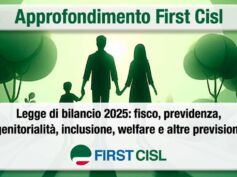 Legge di bilancio 2025, l’approfondimento First Cisl sulle principali misure