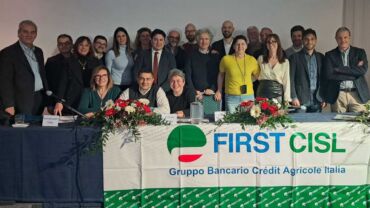 First Cisl Gruppo Crédit Agricole Italia: i Congressi riconfermano Barbetta, Bommezzadri e Camoni alla guida