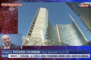 Colombani a Tgcom24: senza presenza banche sul territorio problemi anche per l’investimento del risparmio