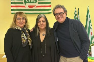 Congresso First Cisl Asse del Po, Francesca Rizzi confermata segretaria generale, con lei Digiuni e Bonatti