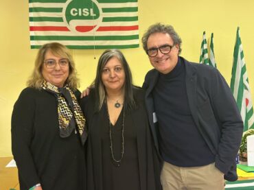 Congresso First Cisl Asse del Po, Francesca Rizzi confermata segretaria generale, con lei Digiuni e Bonatti
