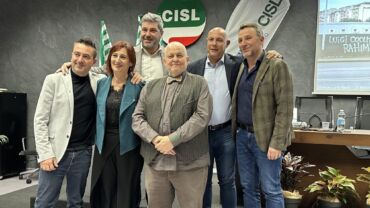 3° Congresso First Cisl Firenze Prato: Francesca Maria Manetti riconfermata segretaria generale, insieme a Baronti e Cacciato