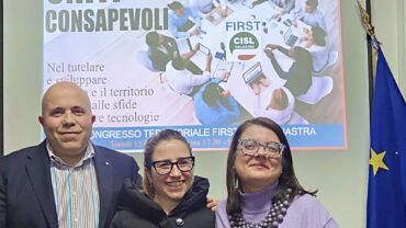 Congresso First Cisl Ogliastra, Alessandra Demurtas confermata segretaria generale, insieme a Nieddu e Staffa