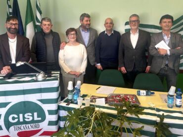 Il Congresso First Cisl Toscana Nord riconferma Simone Innocenti segretario generale. Ad affiancarlo Massa e Ascani