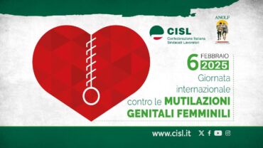 Giornata internazionale contro le mutilazioni genitali femminili 2025, il manifesto Cisl e Anolf