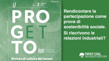 La partecipazione nella rendicontazione di sostenibilità sociale: un nuovo scenario per le relazioni industriali