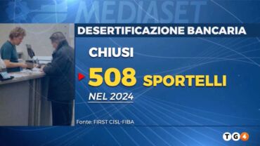 Desertificazione bancaria, Colombani al Tg4: servono classifiche di sostenibilità e osservatori regionali
