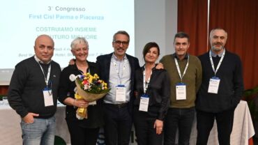 3° congresso First Cisl Parma Piacenza: Cosimo Vaglio eletto segretario generale. In segreteria anche Pallavicini e Bentivoglio